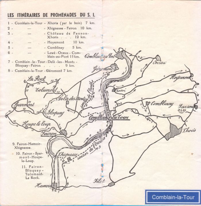 0025 - Fascicule pour organiser les promenades – Carte et détails