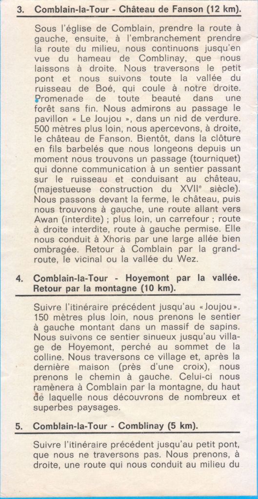 0026 - Fascicule pour organiser les promenades – Carte et détails