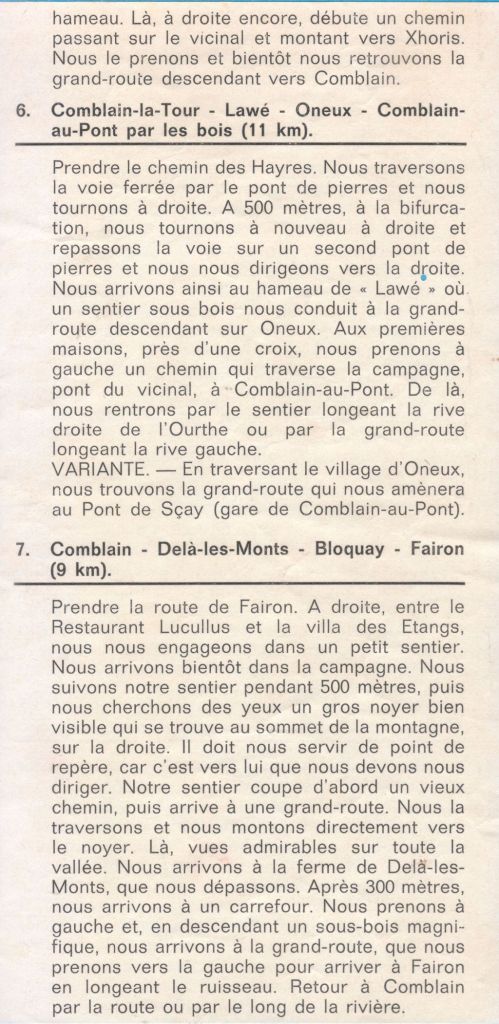 0027 -Fascicule pour organiser les promenades – Carte et détails