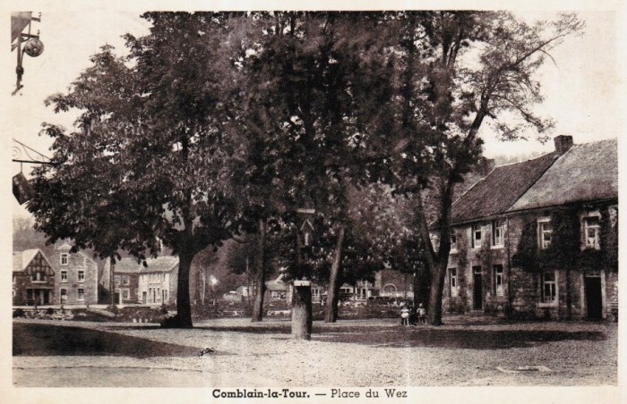 0088 : COMBLAIN-LA-TOUR – Carte postale : Place du Wez