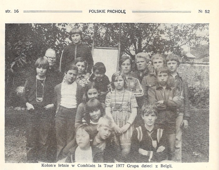 0176_1977 : COMBLAIN-LA-TOUR : Extrait du journal Narodowiec : Ks Kurzawa ; Pani Merta ; ? …… 